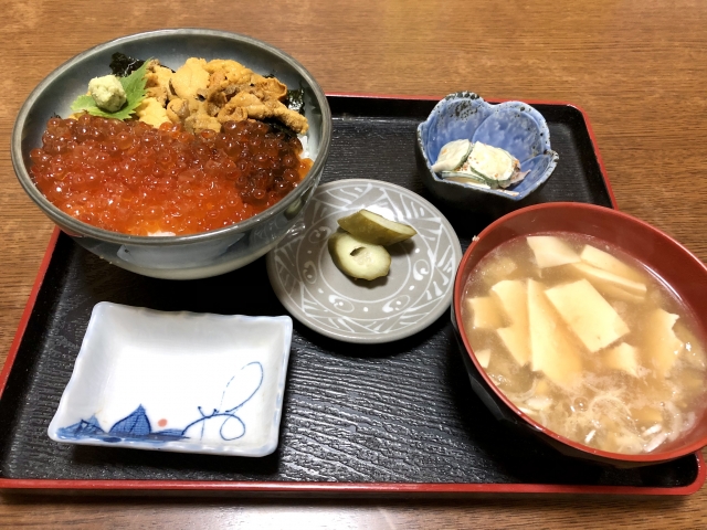 青森の定食屋でのご飯